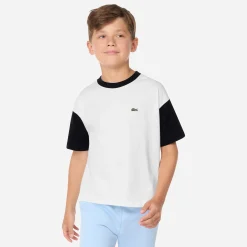 Tops>Lacoste Colorblock T-shirt 10-16y White