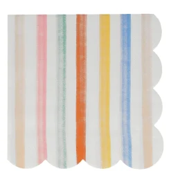 New Colourful Pattern Large Napkins (16) Party Supplies