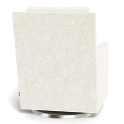 Como Rocking and Swivel Armchair - White Faux Sheepskin / Steel Gliders & Rocking Chairs|Gliders & Rocking Chairs