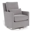 Outlet Como Rocking and Swivel Armchair - Pepper Grey / Steel Gliders & Rocking Chairs|Gliders & Rocking Chairs