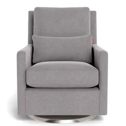 Outlet Como Rocking and Swivel Armchair - Pepper Grey / Steel Gliders & Rocking Chairs|Gliders & Rocking Chairs