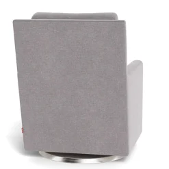 Outlet Como Rocking and Swivel Armchair - Pepper Grey / Steel Gliders & Rocking Chairs|Gliders & Rocking Chairs