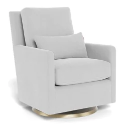 Best Como Rocking and Swivel Armchair - Ash / Gold Gliders & Rocking Chairs|Gliders & Rocking Chairs