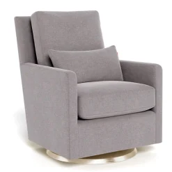 Gliders & Rocking Chairs|Gliders & Rocking Chairs>Monte Como Rocking and Swivel Armchair - Pepper Grey / Gold