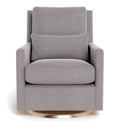 Gliders & Rocking Chairs|Gliders & Rocking Chairs>Monte Como Rocking and Swivel Armchair - Pepper Grey / Gold