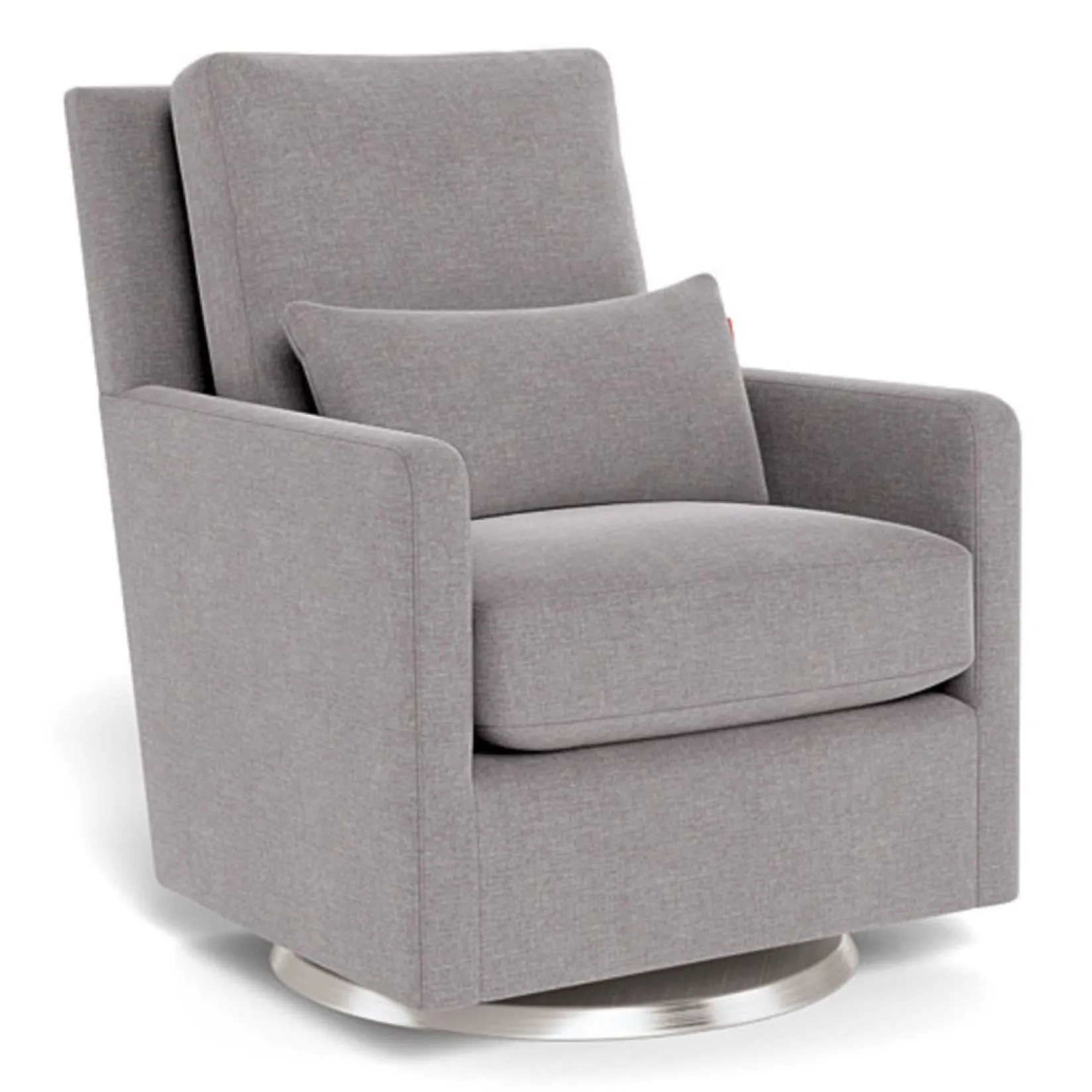 Gliders & Rocking Chairs|Gliders & Rocking Chairs>Monte Como Rocking and Swivel Armchair - Pebble Grey / Steel