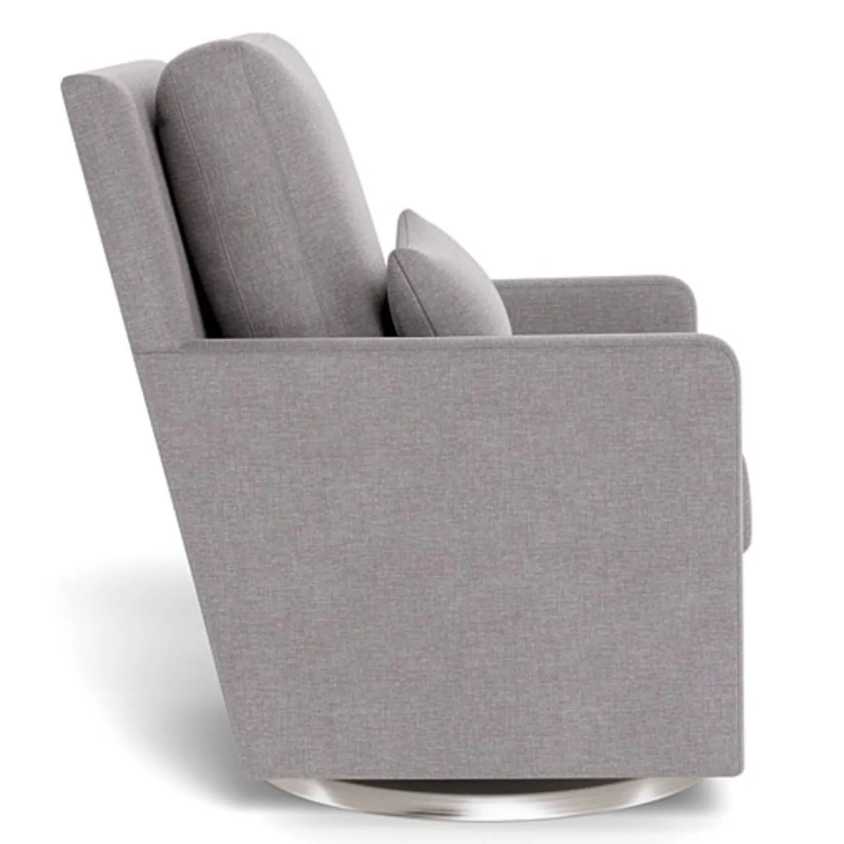 Gliders & Rocking Chairs|Gliders & Rocking Chairs>Monte Como Rocking and Swivel Armchair - Pebble Grey / Steel