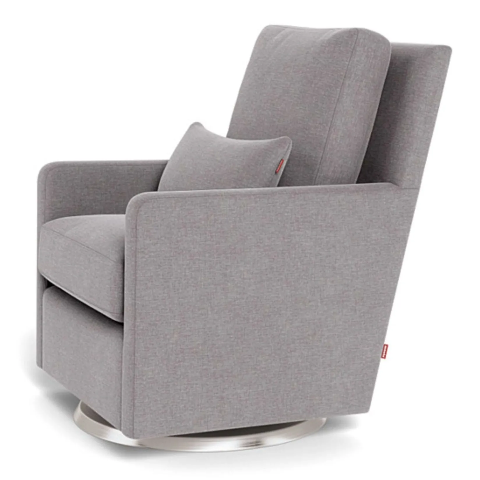 Gliders & Rocking Chairs|Gliders & Rocking Chairs>Monte Como Rocking and Swivel Armchair - Pebble Grey / Steel