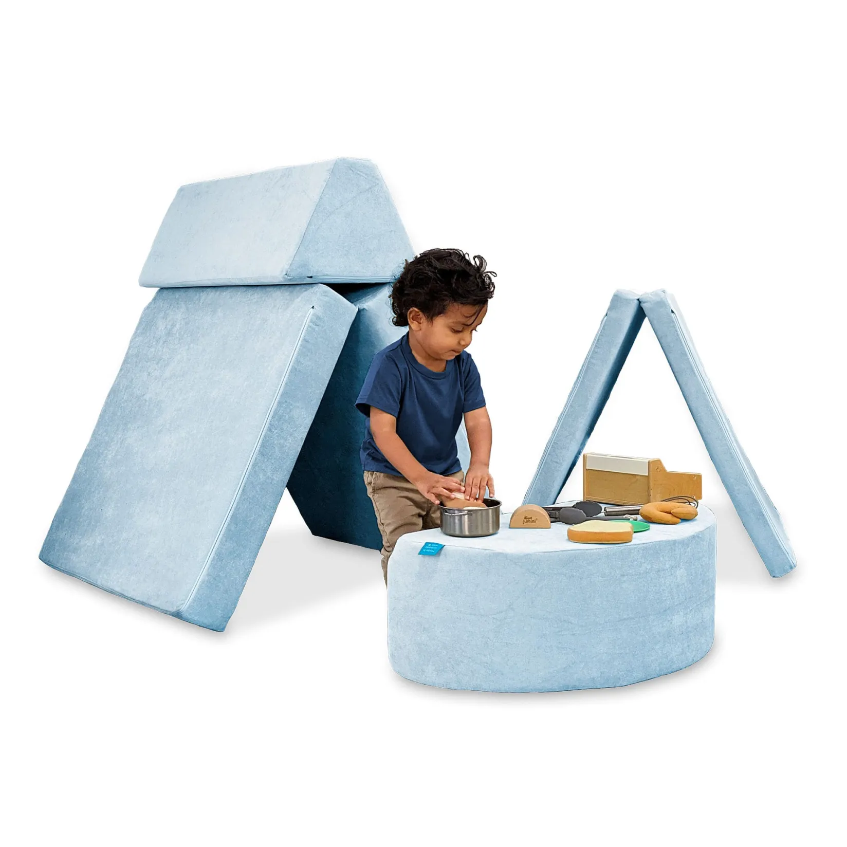 Kid'S Tables & Chairs>Go Coconut Complete Modular Sofa - Polar Plush