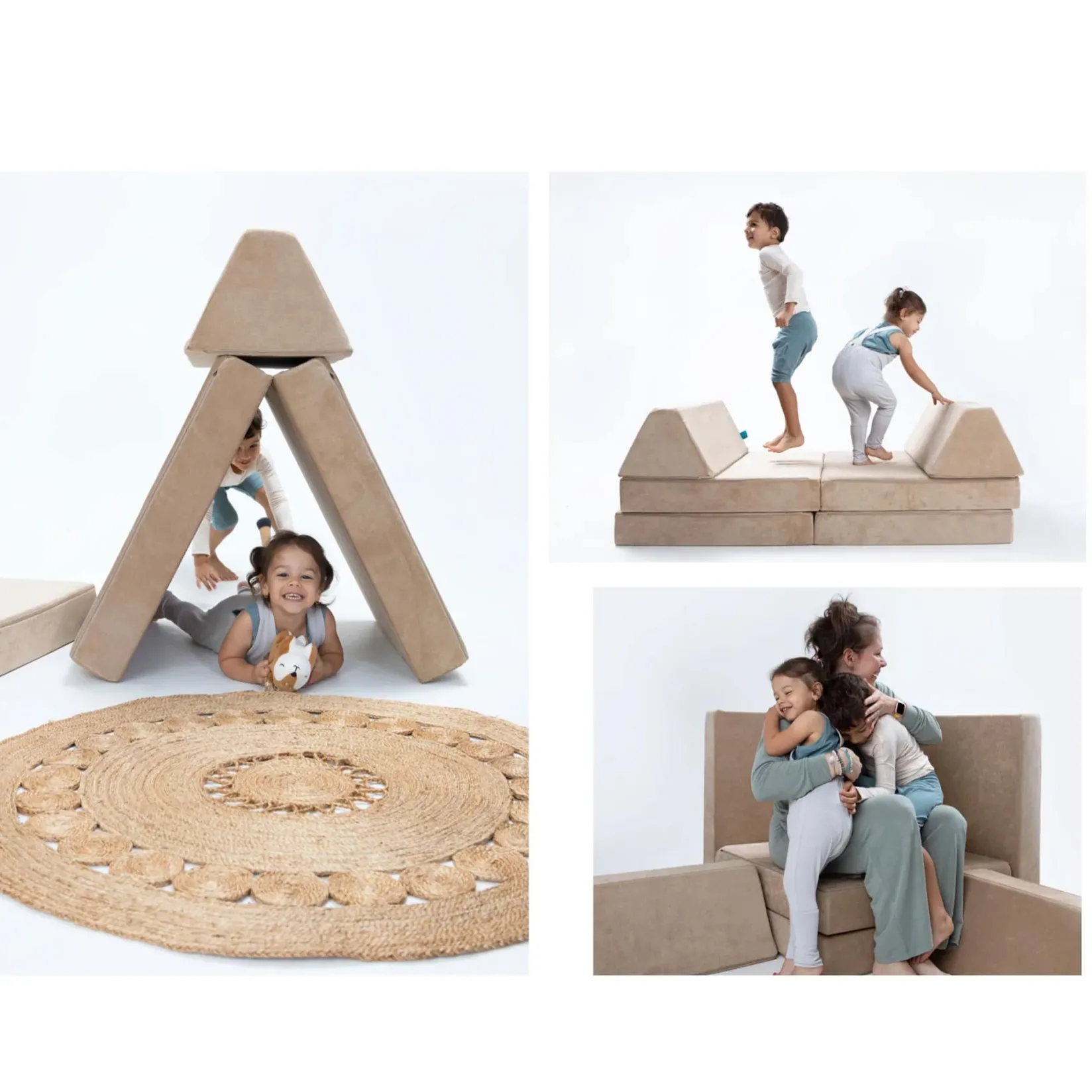 Outlet Complete Modular Sofa - Sand Dune Kid'S Tables & Chairs