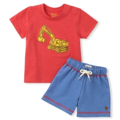 Outfit Sets>Hatley Construction Set 6-24m Red