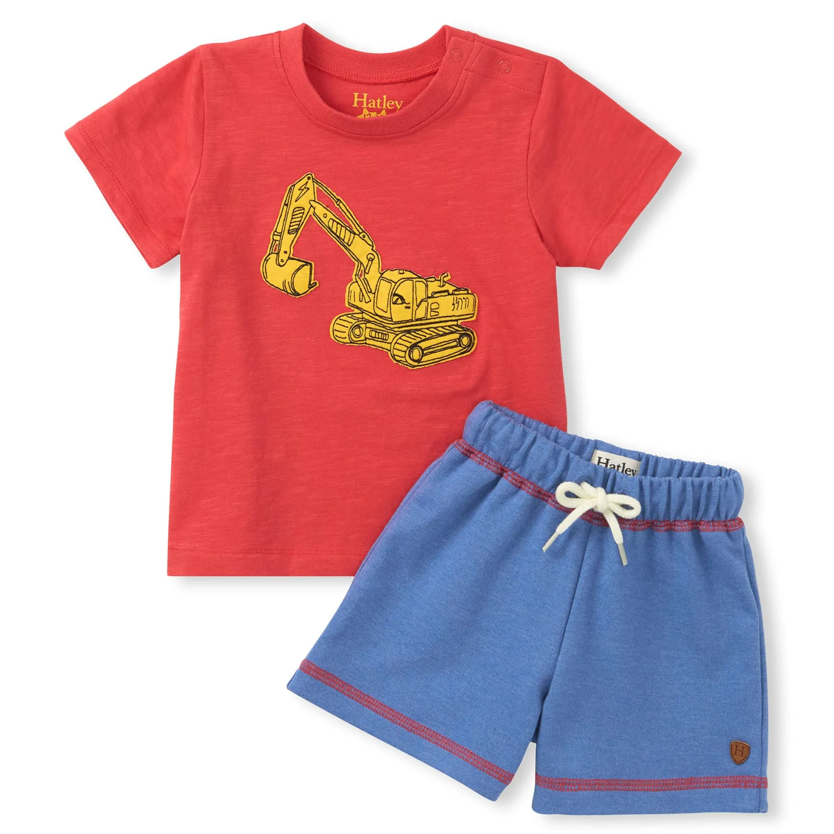 Outfit Sets>Hatley Construction Set 6-24m Red