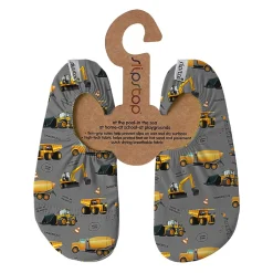 Sandals>Slipstop Construction Slippers Sizes 18-27 Charcoal