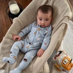 Pajamas|Pajamas>Roche Ciseaux Cookies Pajamas Prem-30m Bleu