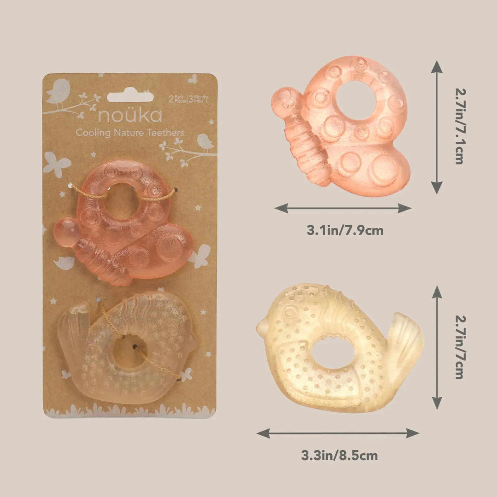 Teething Toys>Nouka Cooling Nature Teethers Nature