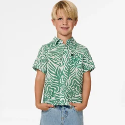 Tops>Rip Curl Cosmic Surfing Shirt 1-8 Green