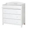 Best Cotton Candy Changing Table with Drawers - Pure White Changing Tables