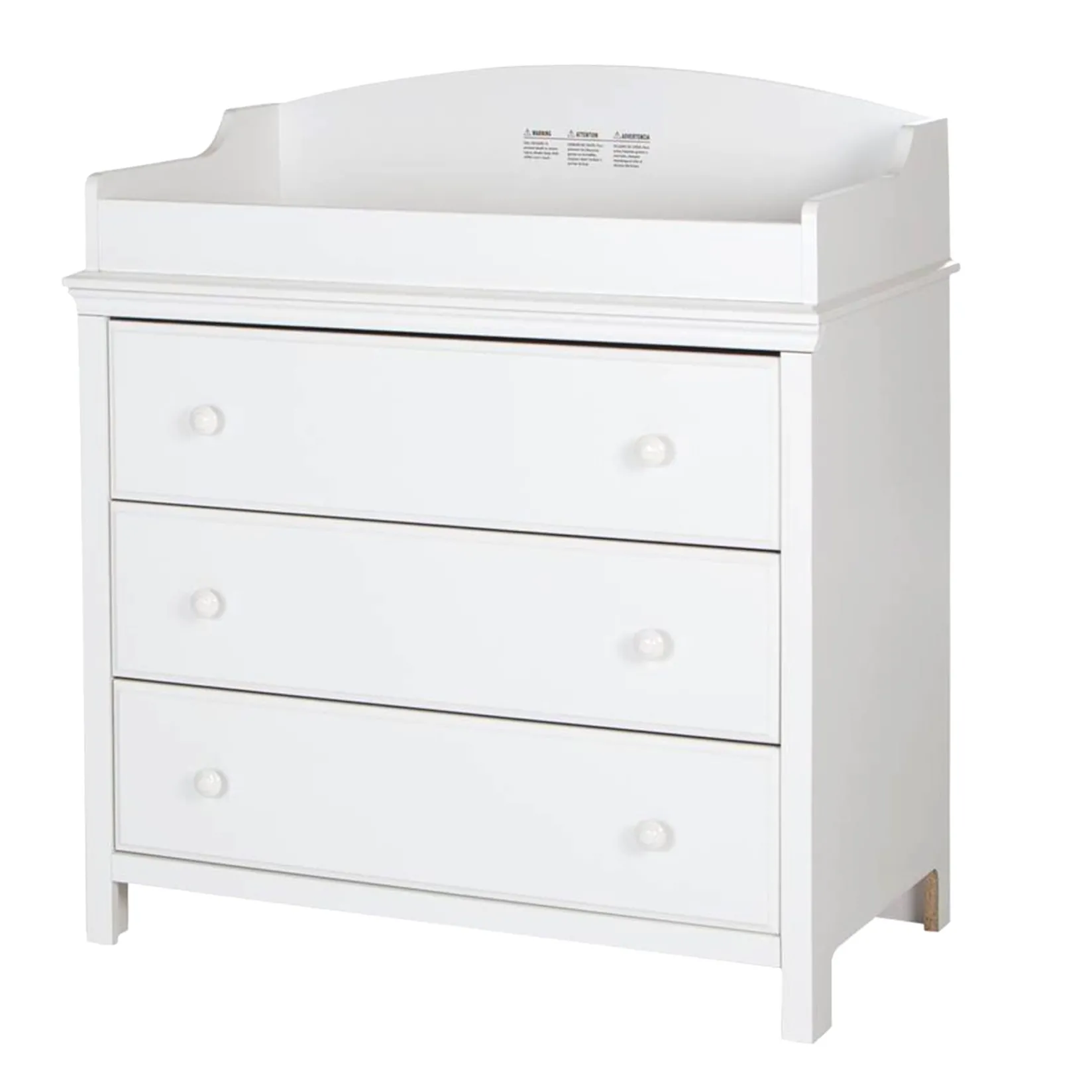 Best Cotton Candy Changing Table with Drawers - Pure White Changing Tables