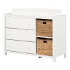 Changing Tables>South Shore Cotton Candy Changing Table - Pure White