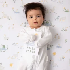 Best Cotton Jersey Fitted Crib Sheet - Goosey Goosey Kids Sheets|Bedding