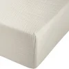 Sheets|Bedding>Jasxtek Cotton Muslin Crib Sheet - Moonbeam