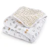 Cotton Muslin Dream Blanket - Giraffe Safari Kids Throws|Blankets