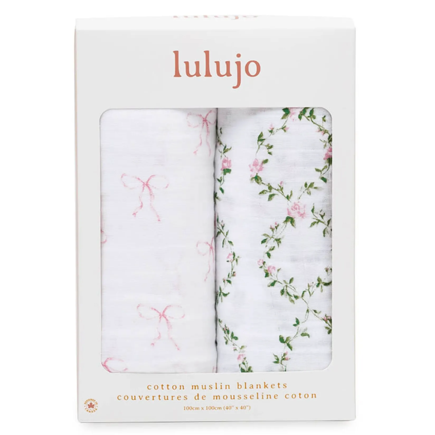 Hot Cotton Muslin Swaddle (2) - Bows Kids Blankets|Blankets