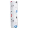 Blankets|Blankets>Lulujo Cotton Muslin Swaddle - Hockey