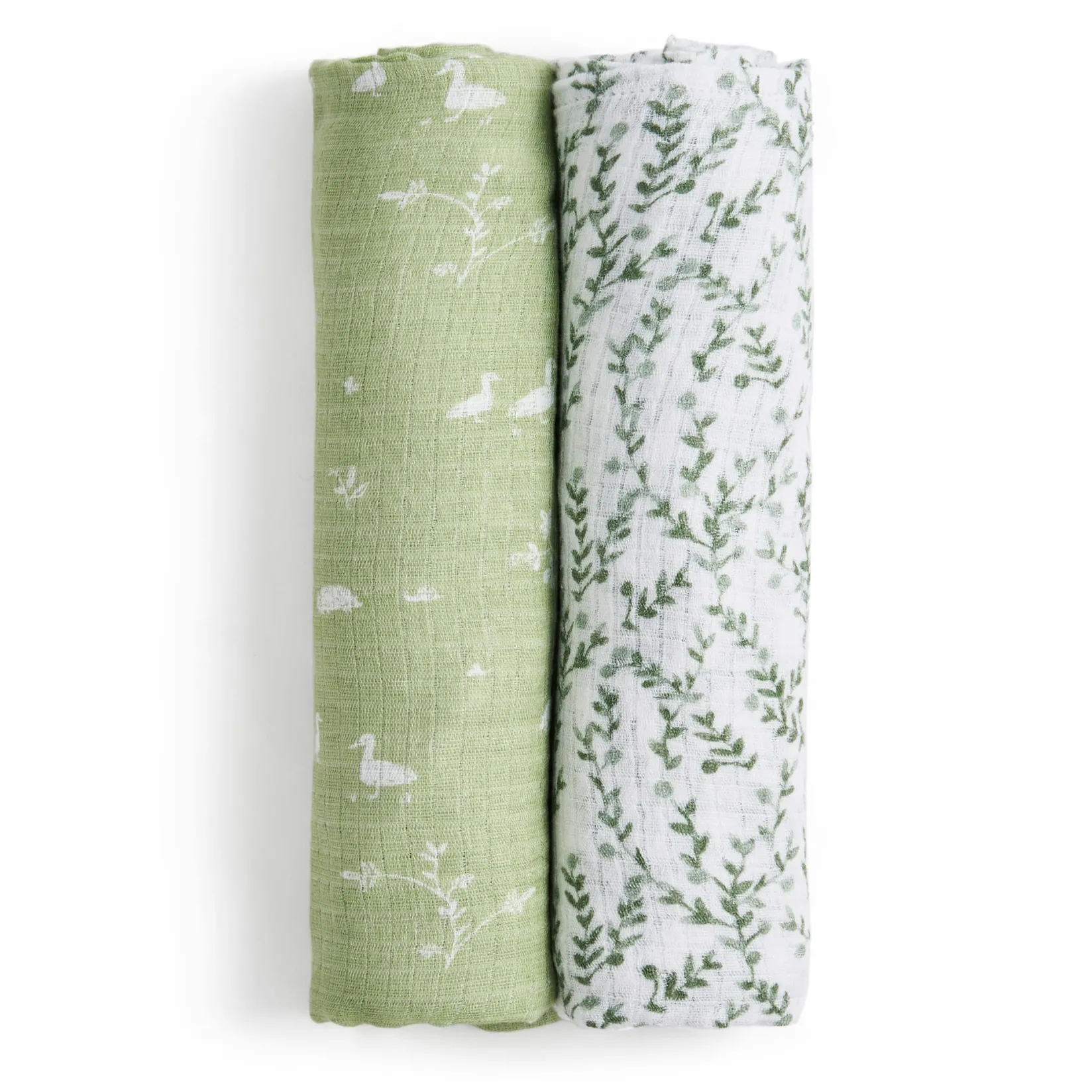 New Cotton Muslin Swaddles(2) - Nature Kids Blankets|Blankets