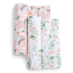 Best Cotton Muslin Swaddles (2) - Butterfly Garden Kids Blankets|Blankets