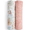 Blankets|Blankets>Aden + Anais Cotton Muslin Swaddles(2) - Victorian Flowers