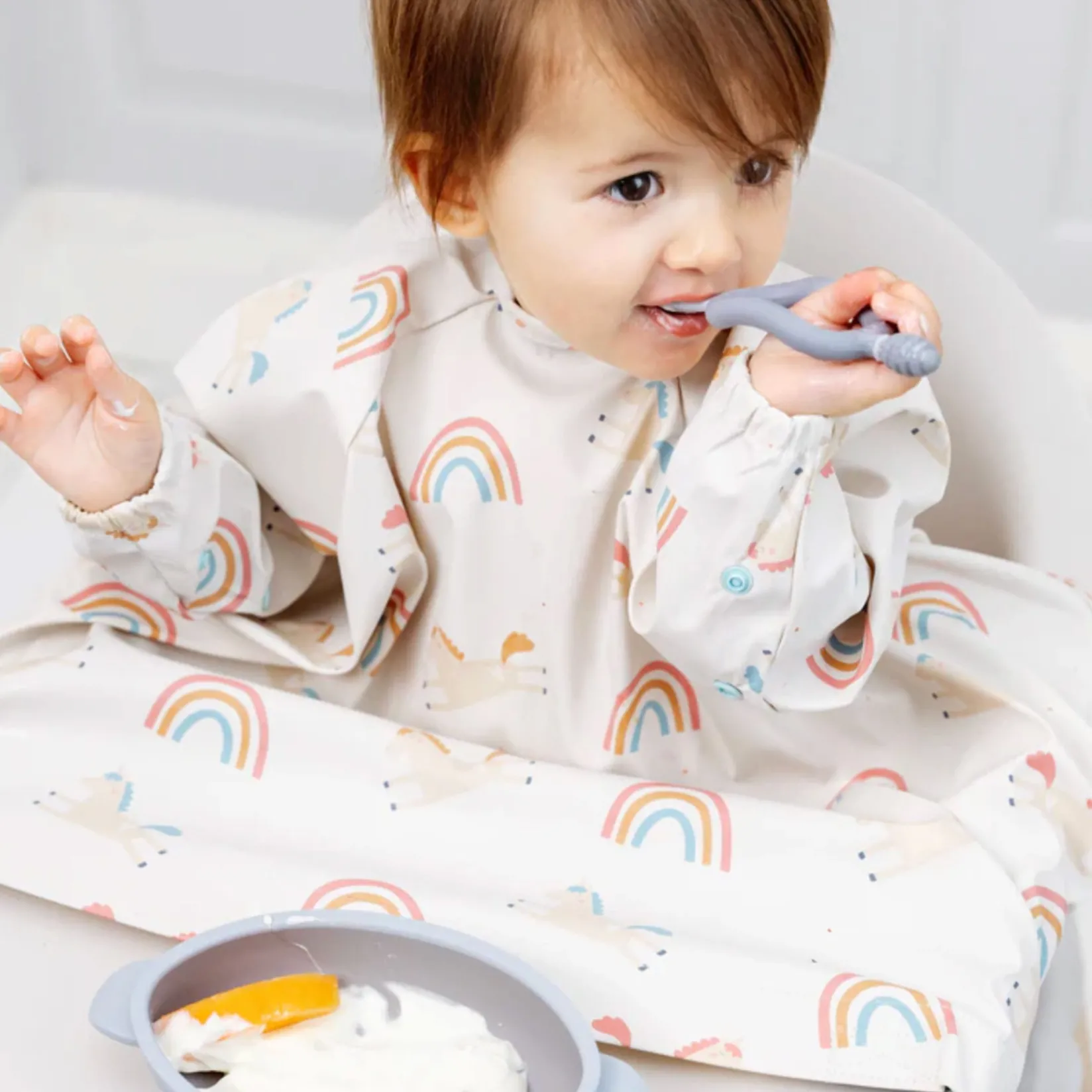 Breastfeeding|Bibs>Bibado Coverall Weaning Bib - Fairytale