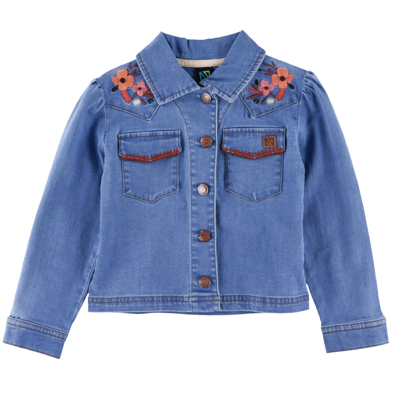 Fleeces And Sweatshirts|Tops>Nano Cowgirl Vest 2-12 Denim