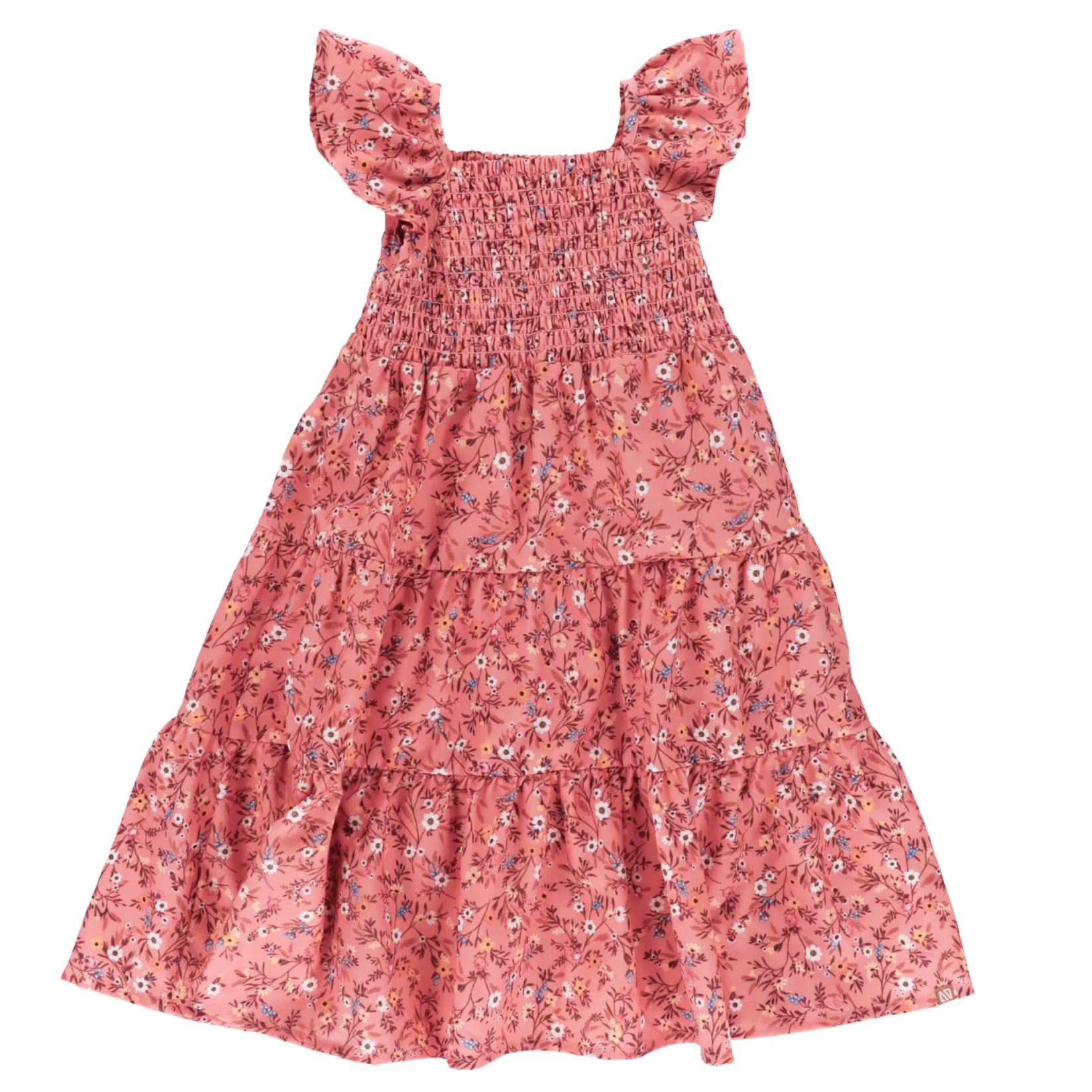 Dresses & Rompers>Nano Cowgirl Layered Dress 2-12 Brown