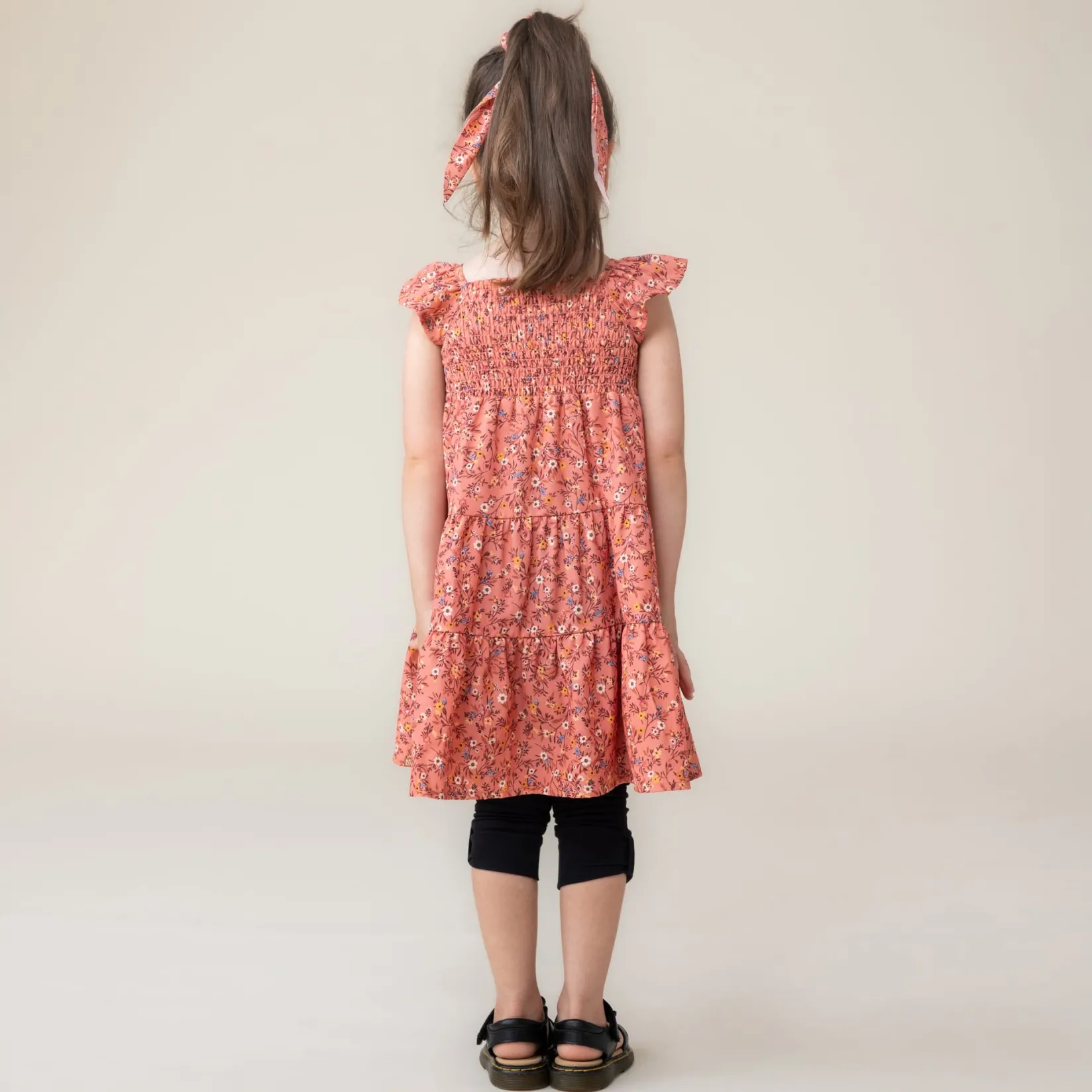 Dresses & Rompers>Nano Cowgirl Layered Dress 2-12 Brown