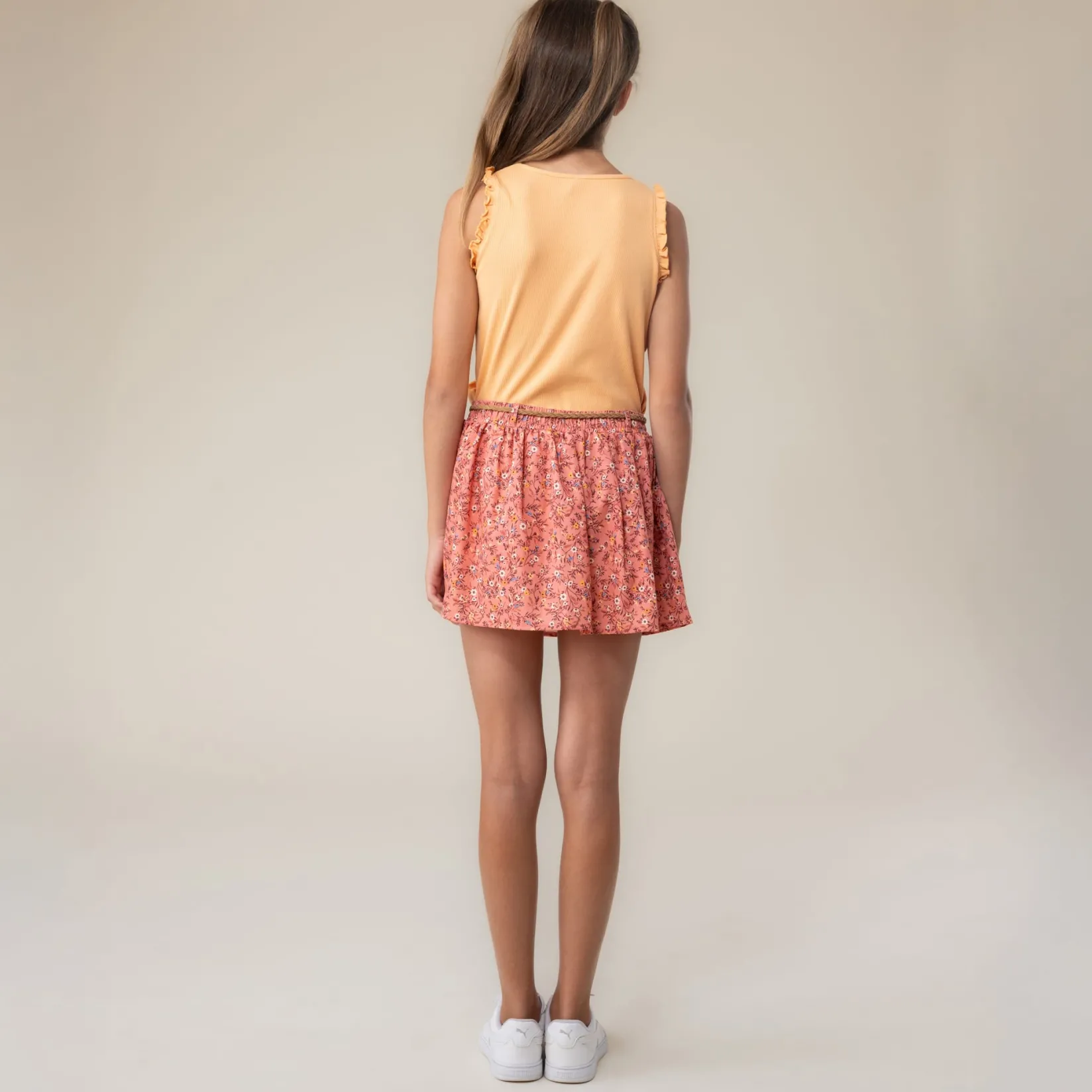 Skirts>Nano Cowgirl Skort 2-12 Brown