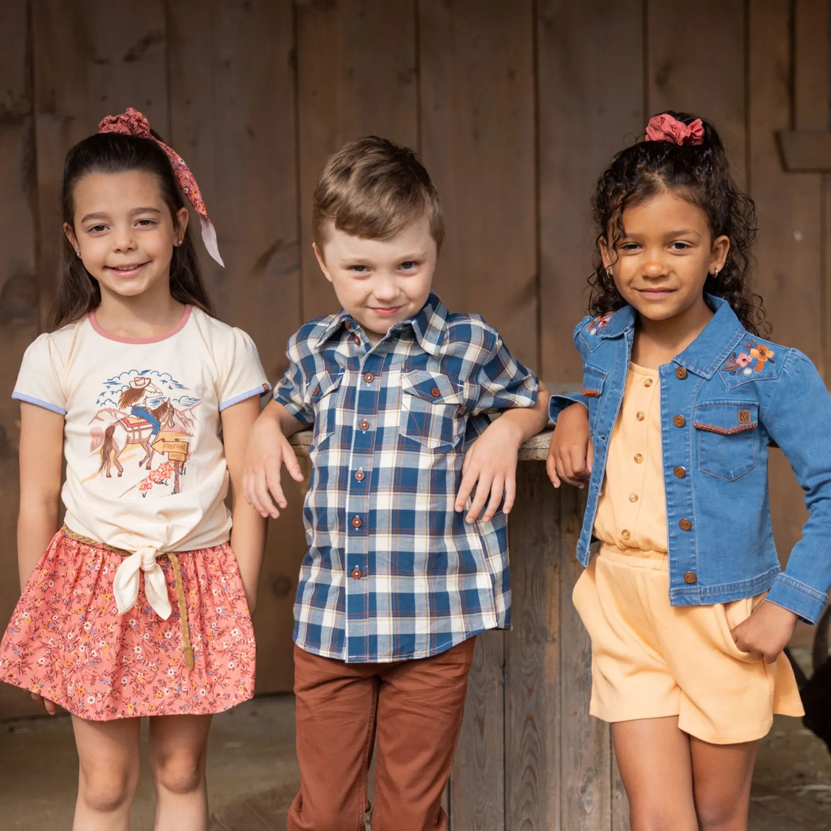 Skirts>Nano Cowgirl Skort 2-12 Brown