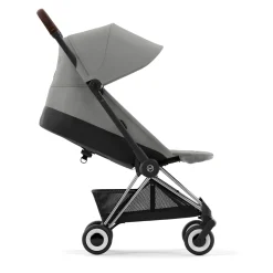 Clearance Coya Stroller - Chrome Frame with Mirage Grey Seat Kids Strollers|Strollers & Trailers