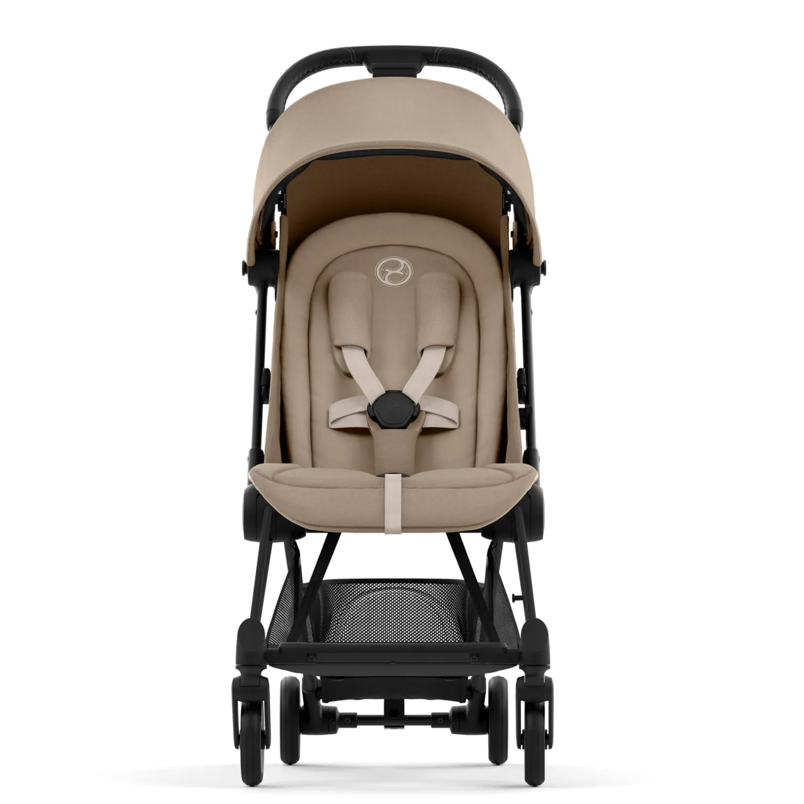 Strollers|Strollers & Trailers>Cybex Coya Stroller - Matte Black Frame with Sepia Beige Seat