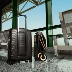 Hot Coya Stroller - Rose Gold Frame with Sepia Black Seat Kids Strollers|Strollers & Trailers