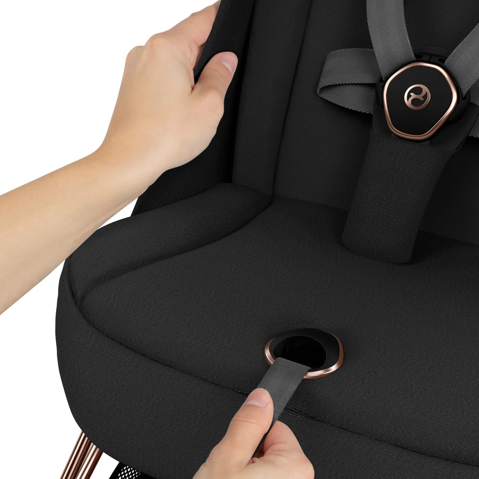 Hot Coya Stroller - Rose Gold Frame with Sepia Black Seat Kids Strollers|Strollers & Trailers