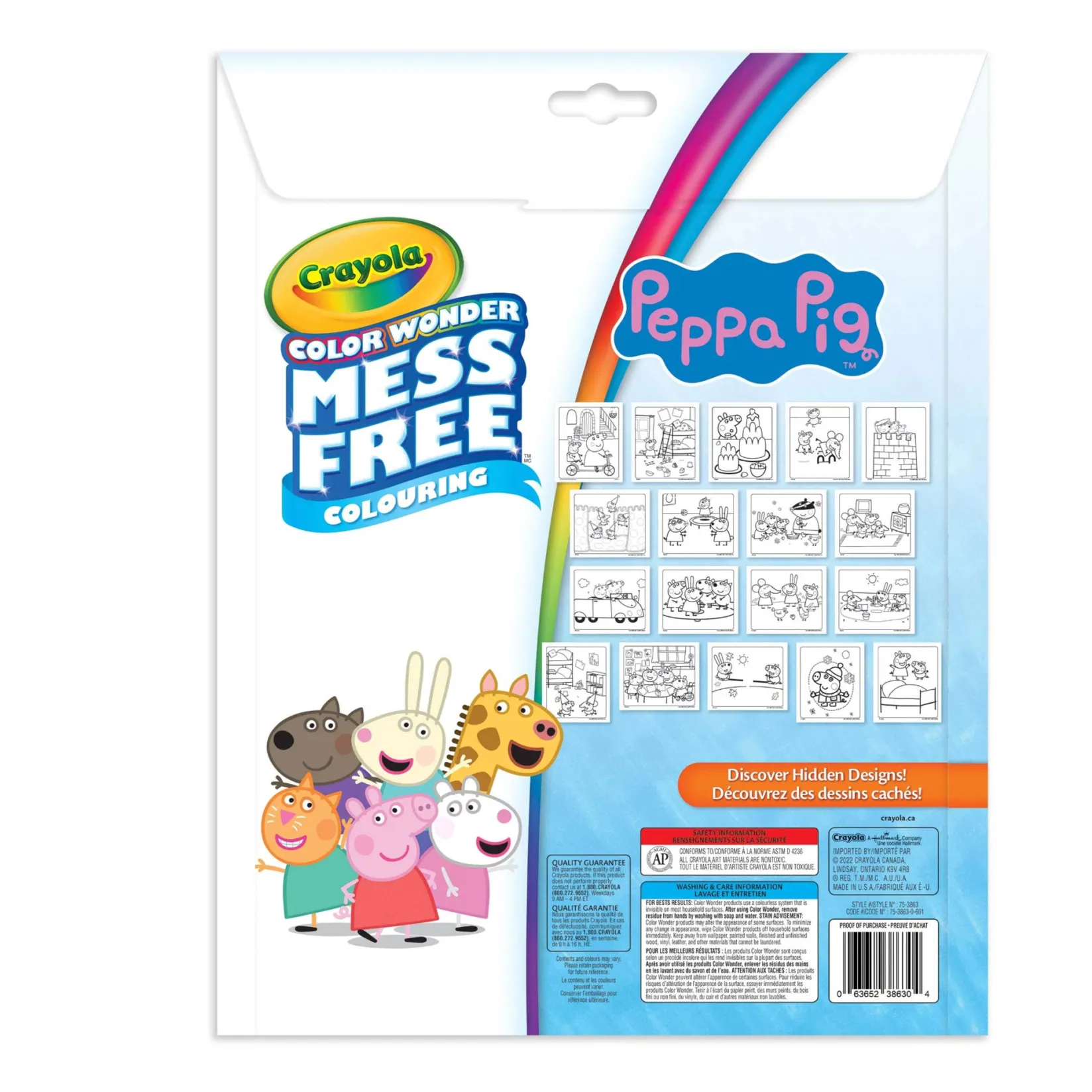 Discount Color Wonder Mess-Free Colouring Pages & Mini Markers - Peppa Pig Kids Diy & Activities