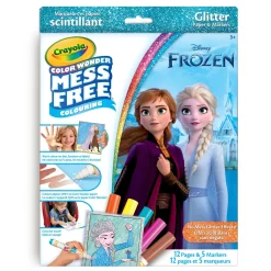 Diy & Activities>Crayola Color Wonder Mess-Free Glitter Paper & Markers Kit - Frozen