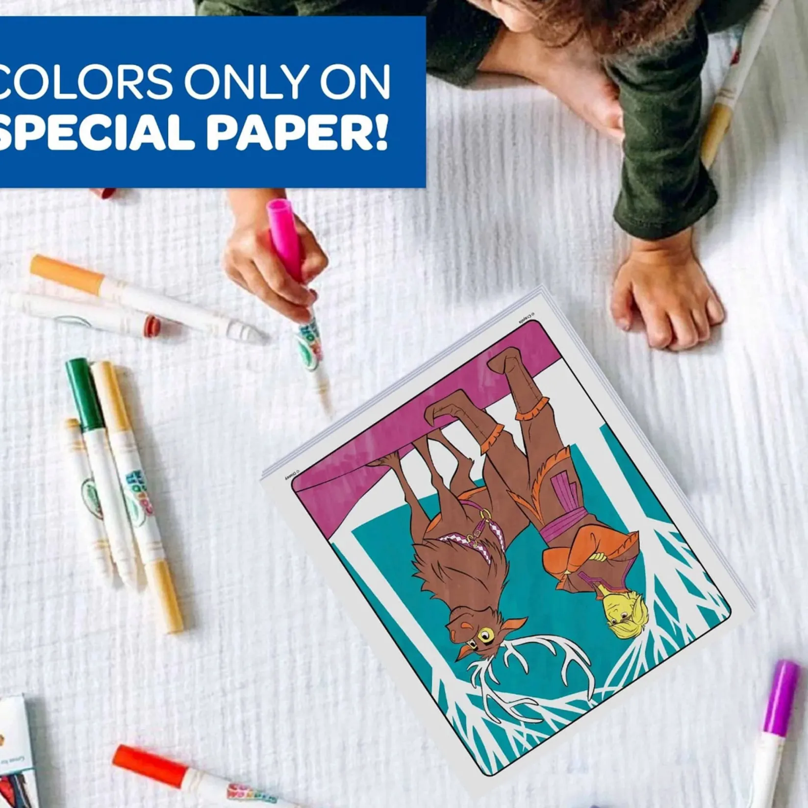 Diy & Activities>Crayola Color Wonder Mess-Free Glitter Paper & Markers Kit - Frozen