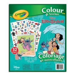 Diy & Activities>Crayola Colour & Sticker, Lilo & Stitch