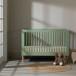 Clearance Crib 3-1 Sage Cotton Candy Cribs & Mattresses|Cribs & Mattresses