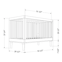 Clearance Crib 3-1 Sage Cotton Candy Cribs & Mattresses|Cribs & Mattresses