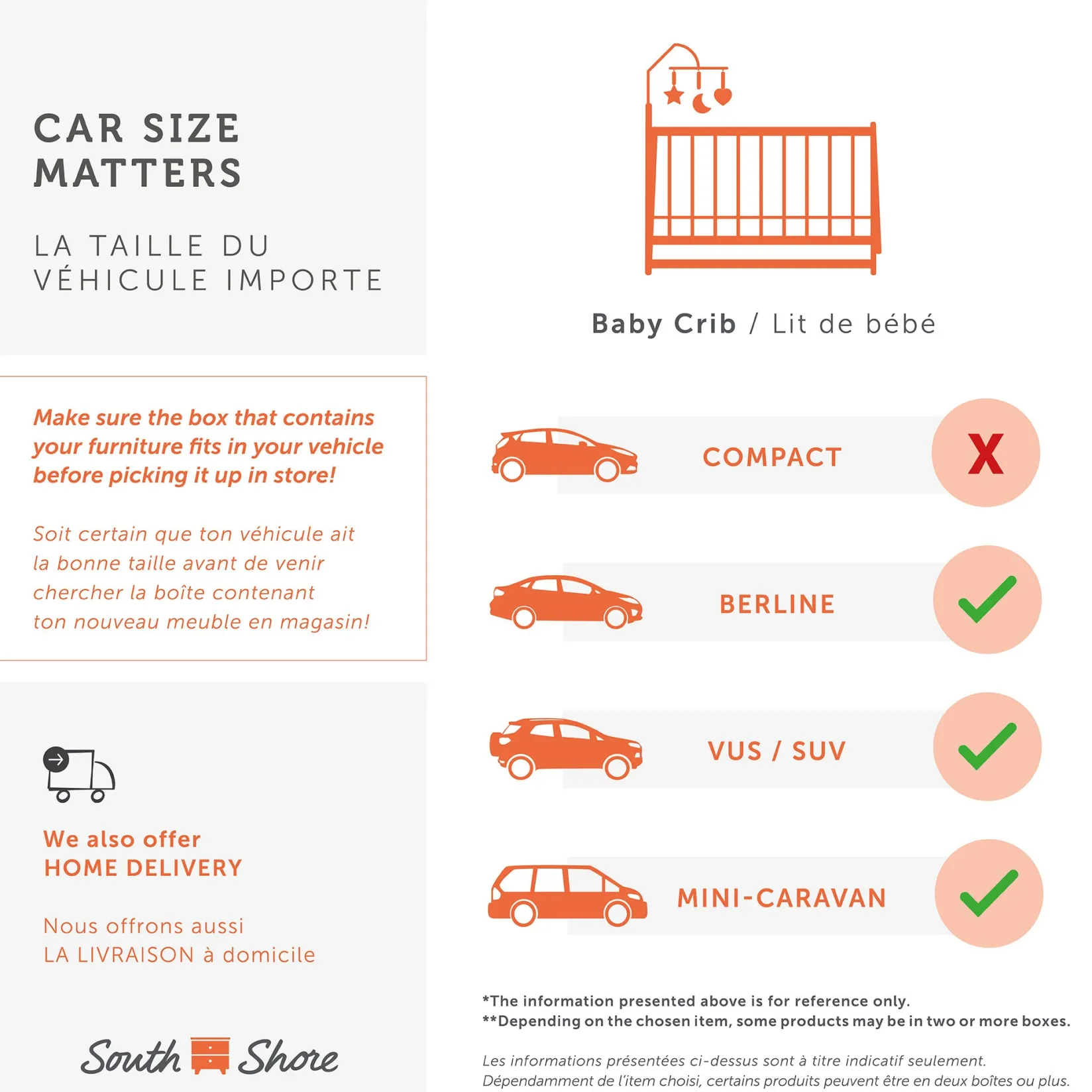 Cribs & Mattresses|Cribs & Mattresses>South Shore Crib 3-1 White Cotton Candy