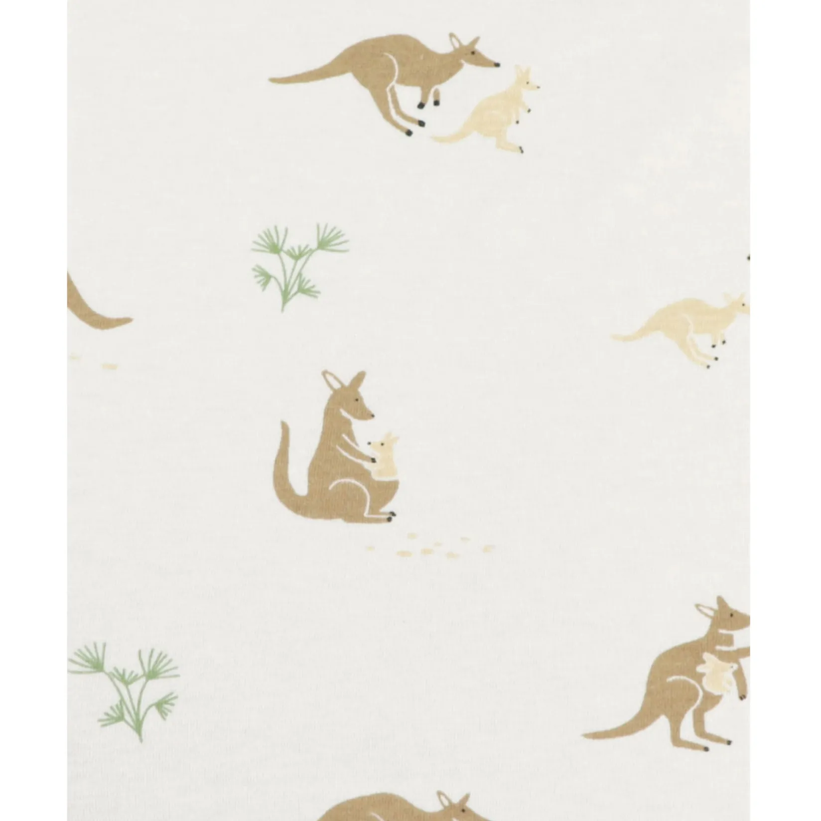 Sheets|Bedding>Coccoli Crib Fitted Sheet Kangaroo - Special Edition CHU Sainte‑Justine Foundation