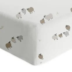New Crib Fitted Sheet Sheep - Special Edition Laura Lémerveil Kids Sheets|Bedding